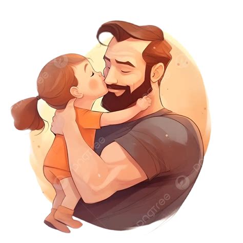 father daughter cartoon